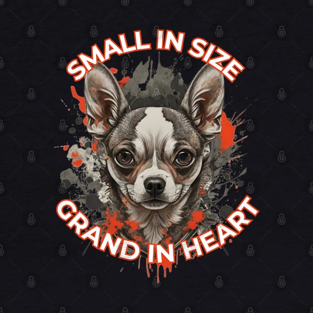 Chihuahua Small In Size by Janickek Design